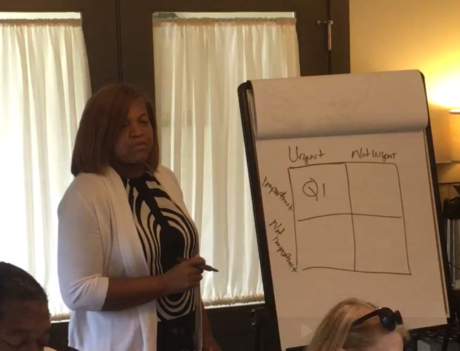 Stephanie Teaching — Time Management Workshop