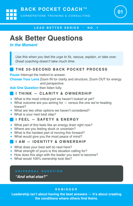 Lead Better series card
